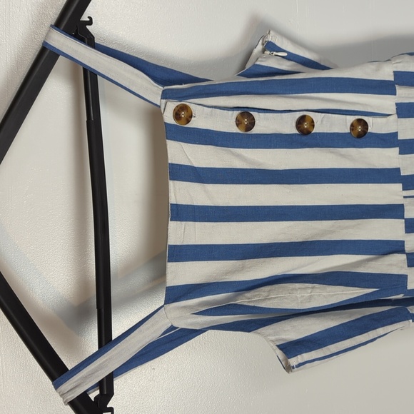 C&C California NWT Linen Blend Jumpsuit - Picture 2 of 10